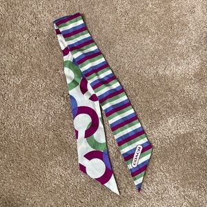 Coach Silk Purse Scarf